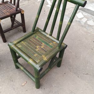 B01-GREEN-CHAIR-2 B01 Green Bamboo Chair