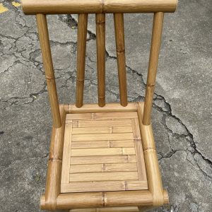 B01-YELLOW-CHAIR-4 B01 Yellow Bamboo Chair