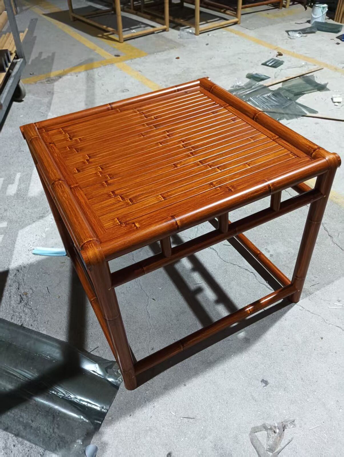 B04-ANTIQUE-BROWN-SQUARE-TABLE-1 B04 Antique Brown Square table