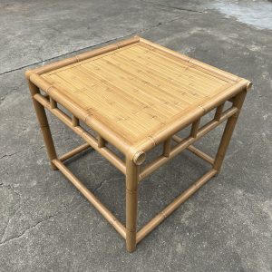 B04-YELLOW-SQUARE-TABLE-3 B04 Yellow Bamboo Square table