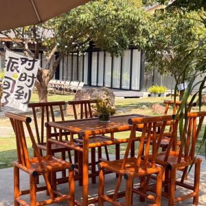 B07 Antique Brown Long table