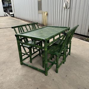 B07 Green Bamboo Long table