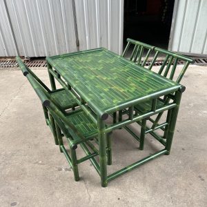 B07-GREEN-LONG-TABLE-4 B07 Green Bamboo Long table