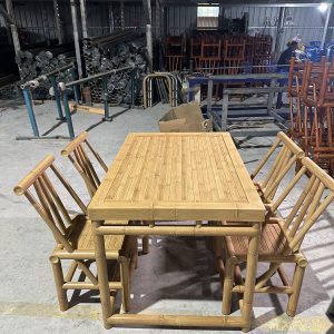 B08 Yellow Bamboo Long table