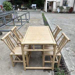 B09-YELLOW-LONG-TABLE-2 B09 Yellow Bamboo Long table