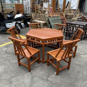 B12 Antique Brown Hexagonal table