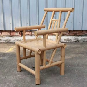 B14-YELLOW-ARMCHAIR-2 B14 Yellow Bamboo Armchair