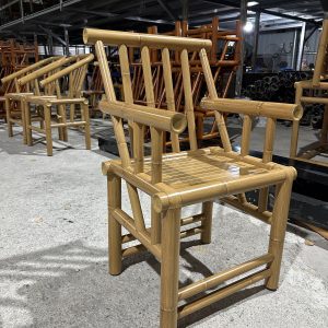 B15-YELLOW-ARMCHAIR-3 B15 Yellow Bamboo Armchair