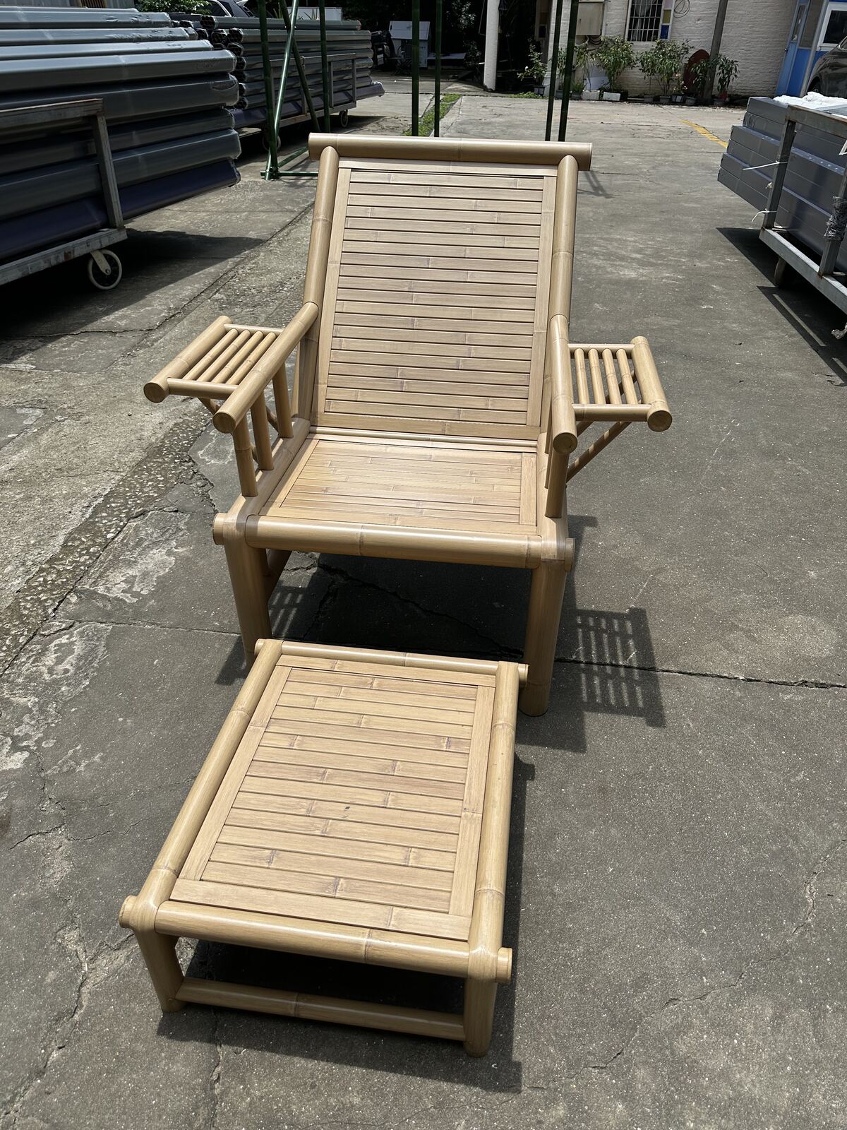 B20-YELLOW-LOUNGE-CHAIR-1 B20 Yellow Bamboo Lounge chair