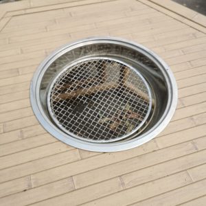 B22 Yellow Bamboo Hot pot and barbecue table